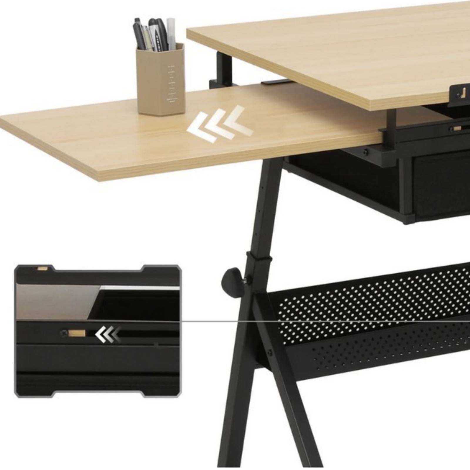 Tables - Meja Drafting Serbaguna dengan Laci Meja