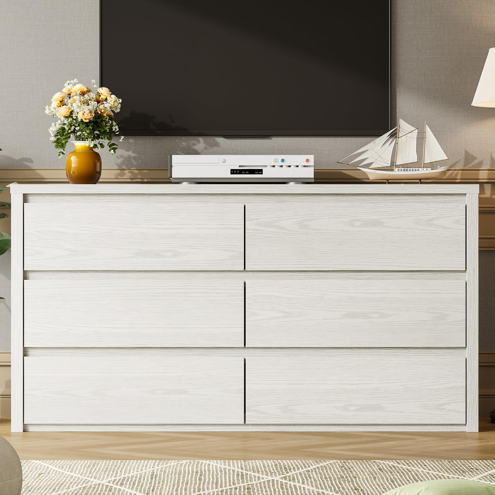 Lemari Laci Modern dengan 6 La - Bedroom Furniture ulasan dan harga