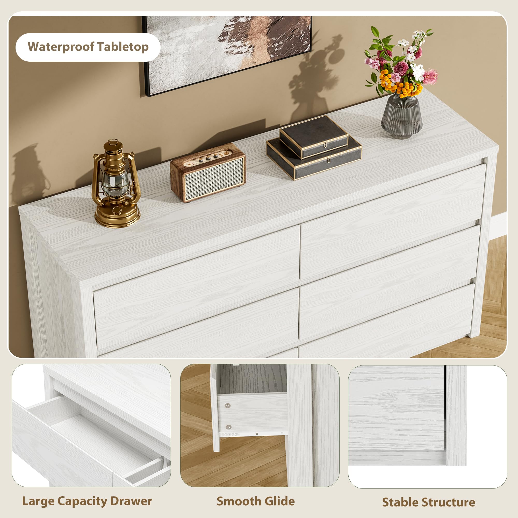 Lemari Laci Modern dengan 6 La - Bedroom Furniture ulasan dan harga