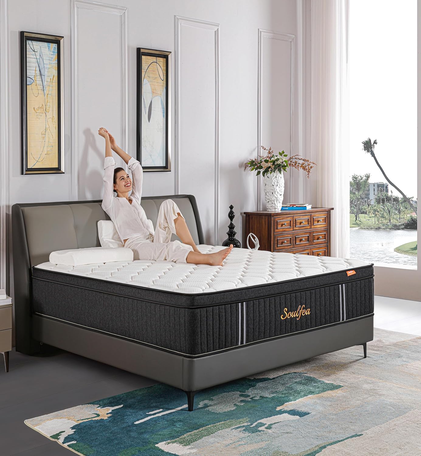 Kasur Queen Kasur Ukuran Queen - Memory Foam Mattress In A Box Queen ulasan dan harga