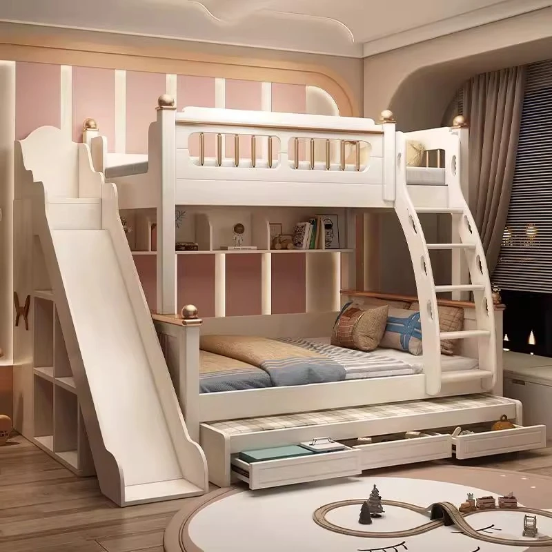 Tempat tidur susun kayu 135x19 - King Size Bed Frame With Storage Drawers ulasan dan harga