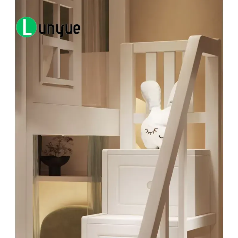 Tempat Tidur Susun Rumah Putri - Bunk Bed With Stairs And Slide ulasan dan harga