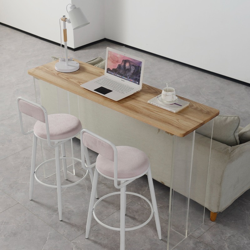 Meja Bar Kayu Solid Akrilik Kr - Tables ulasan dan harga