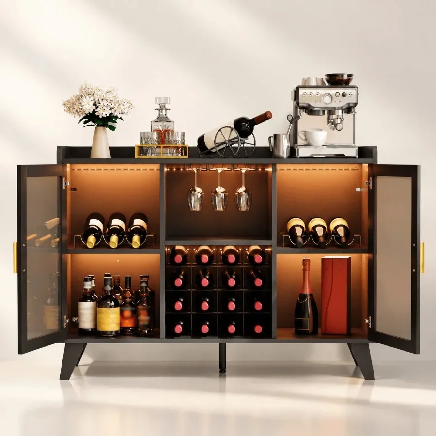 Lemari Bar dengan Lampu LED un - Storage ulasan dan harga