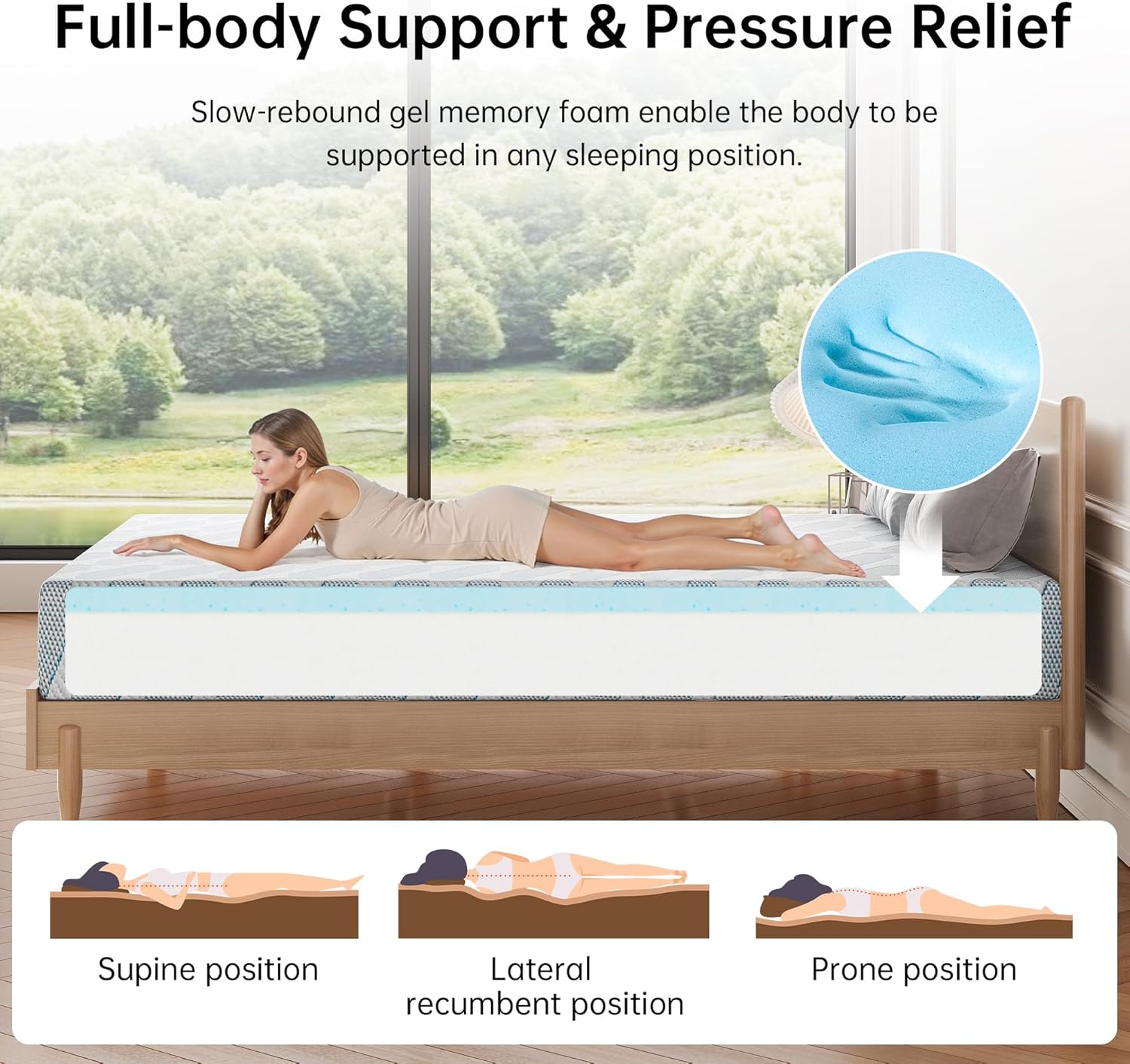 Kasur Ukuran Queen 10 Inci Kas - Memory Foam Mattress In A Box Queen ulasan dan harga