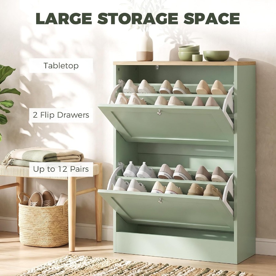 Lemari Penyimpanan Sepatu untu - Shoe Rack Cabinet Narrow Entryway ulasan dan harga