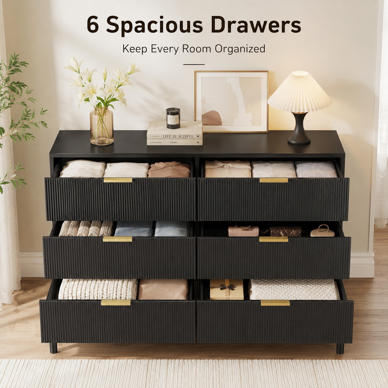 Lemari 6 Laci Berlubang dengan - Bedroom Furniture ulasan dan harga