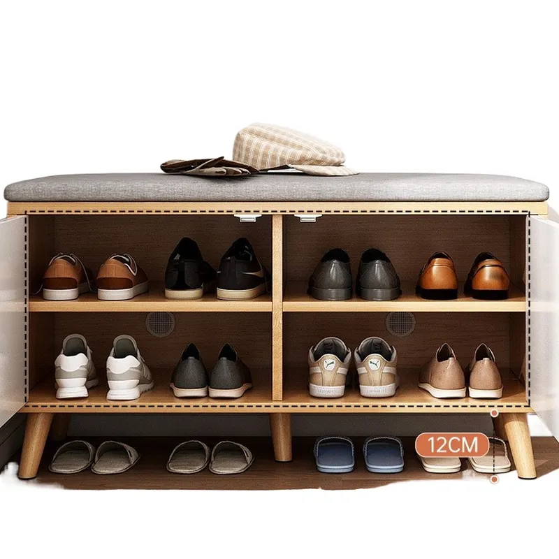 Rak Sepatu dengan Bangku untuk - Shoe Rack Cabinet Narrow Entryway ulasan dan harga
