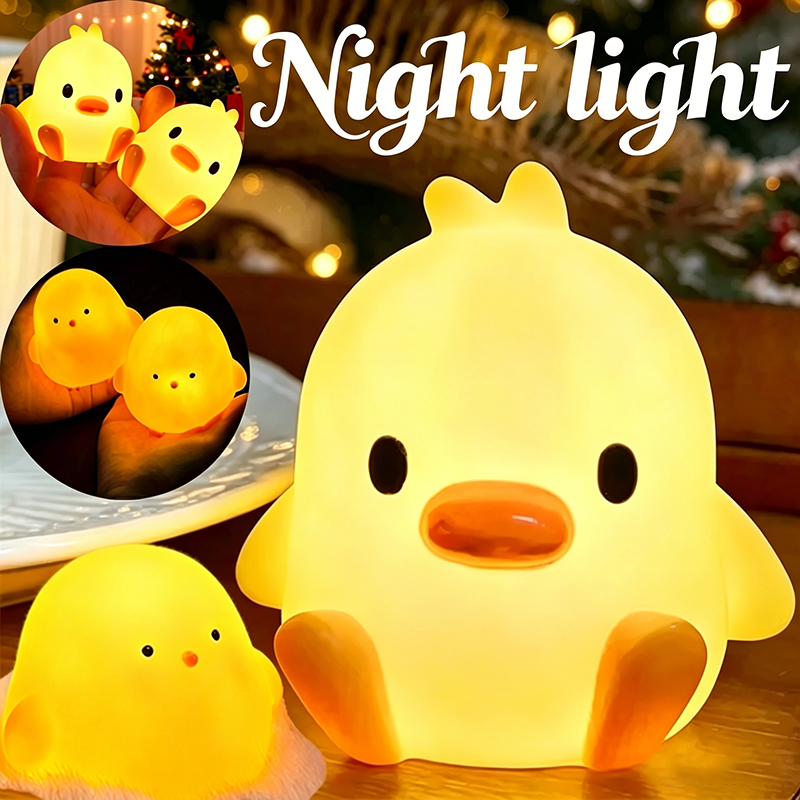 Lampu Malam Bebek Kartun Lucu, - Floating Nightstand With Led Light ulasan dan harga