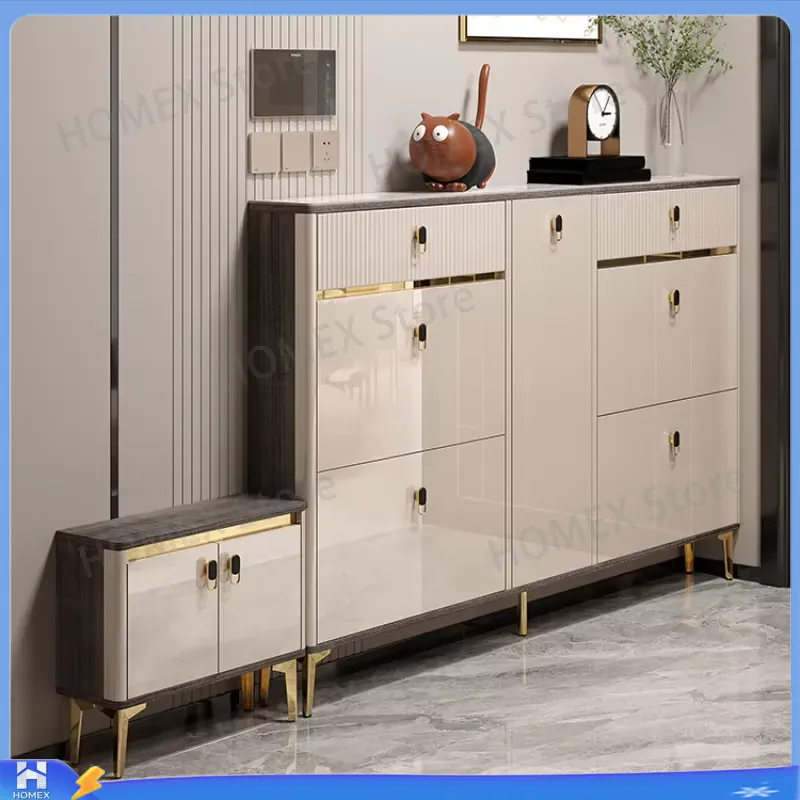 Lemari Sepatu Tahan Air dengan - Shoe Rack Cabinet Narrow Entryway ulasan dan harga