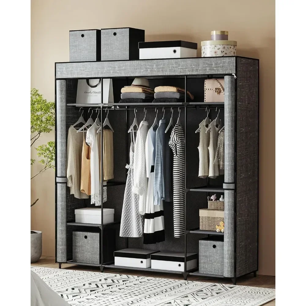 Lemari Pakaian, Lemari Portabe - Wardrobe Closet Portable Fabric Cover ulasan dan harga