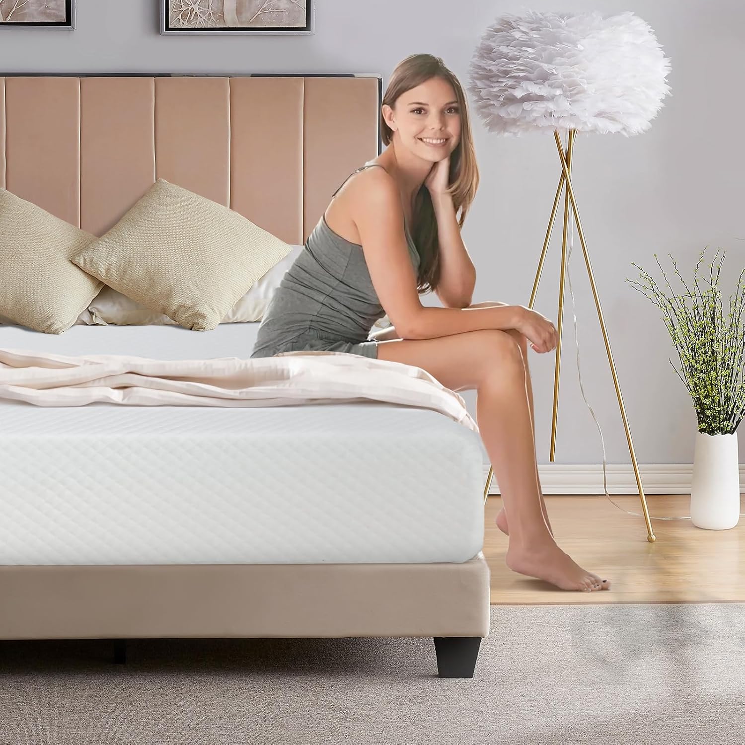 Kasur Ukuran Queen Busa Memori - Memory Foam Mattress In A Box Queen ulasan dan harga