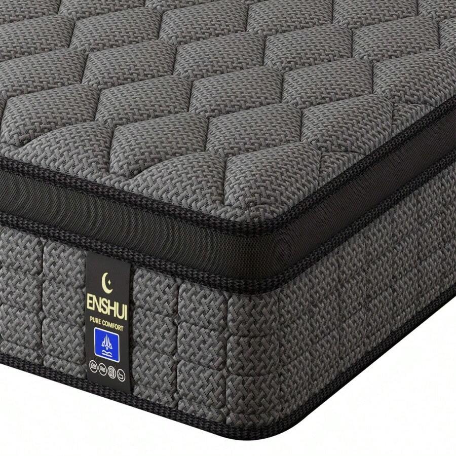 Kasur Hibrida 12/14 Inci, Ukur - Memory Foam Mattress In A Box Queen ulasan dan harga