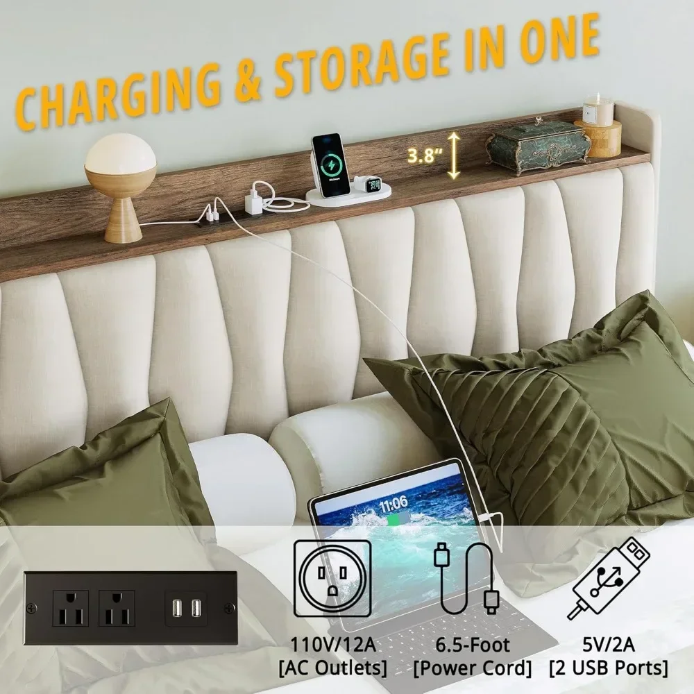 Rangka Tempat Tidur King Size  - King Size Bed Frame With Storage Drawers ulasan dan harga