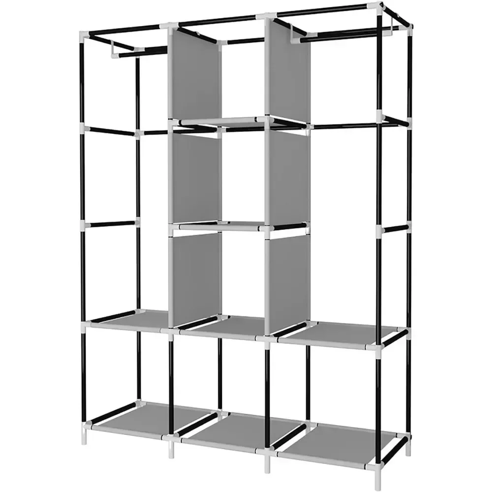 Lemari Pakaian Portabel, Penyi - Wardrobe Closet Portable Fabric Cover ulasan dan harga